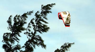Kite surf � Maurice. 