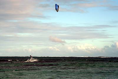 Kite surfer. 
