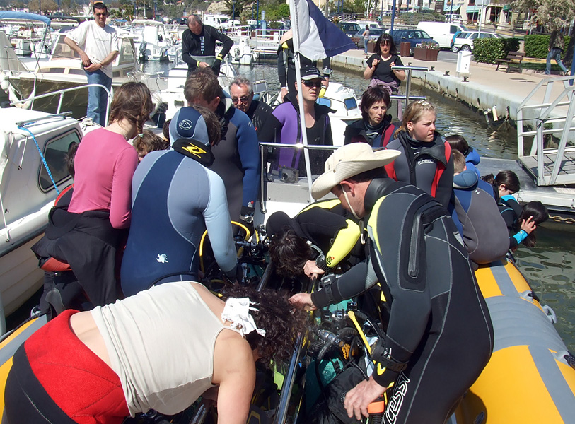 L'embarquement. fud0078