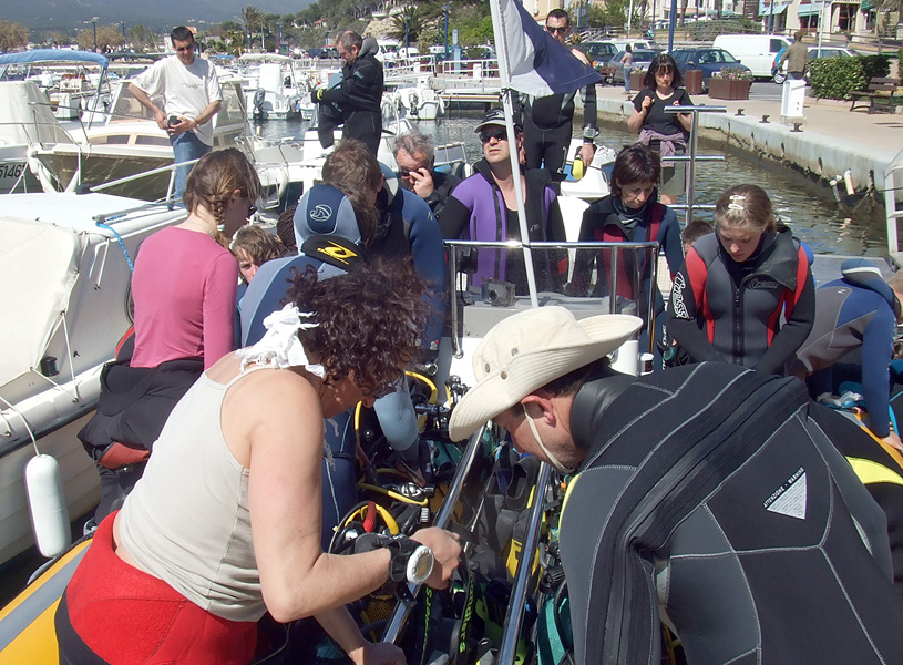 L'embarquement. fud0079