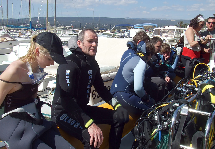 L'embarquement. fud0084