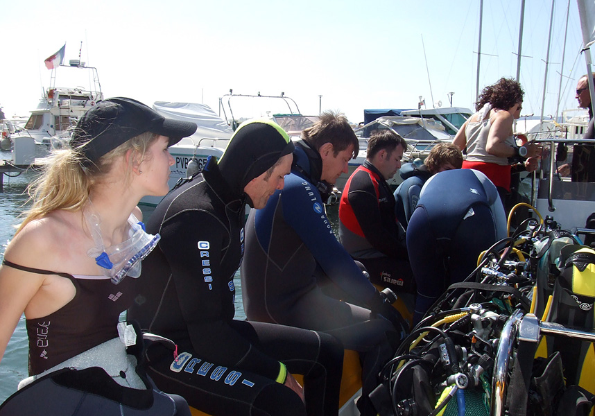 L'embarquement. fud0087