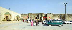 Les plus c�l�bres portes de Mekn�s. 