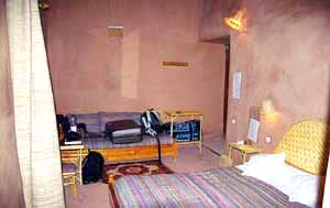 Chambre au Tobouctou de Tinerhir. 