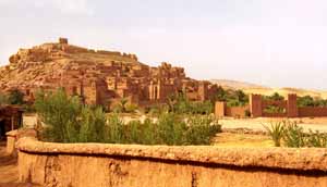 Ait Banhaddou vu d'en bas. 