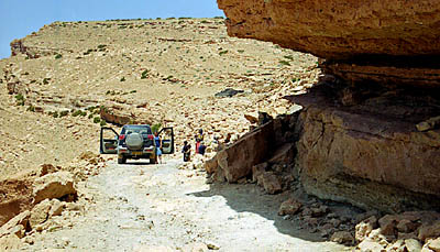 La route de montagne. 