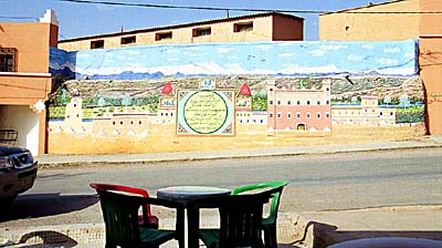 Trompe l'oeil � Boumalne de Dad�s. 