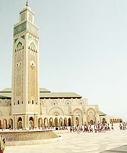 Casablanca : la Grande Mosqu�e. c15431n