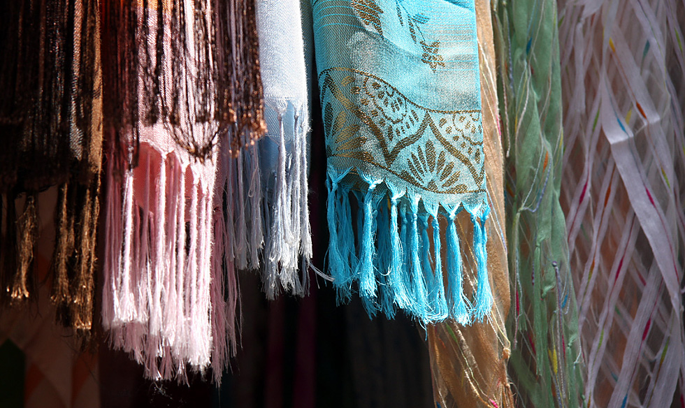 Les foulards. 