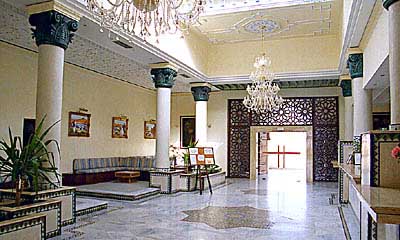 Le hall d'entr�e. 