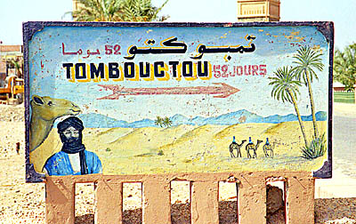 Apr�s, c'est le grand Sahara. 
