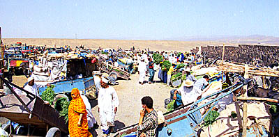 Le souk de Zagora. 