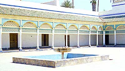 Le palais de la Bahia. 