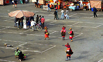 La place Jemaa el Fna. 