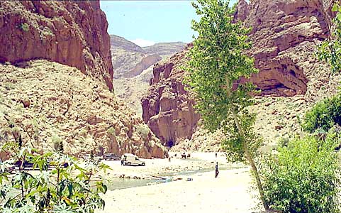 Les gorges du Todra avant le bitume. 