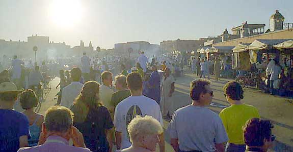 La place Jemaa el Fna. 