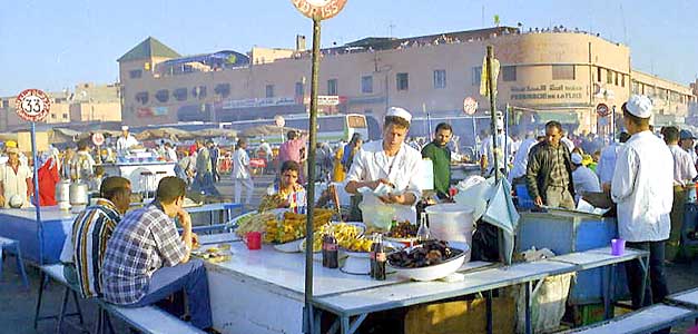 La place Jemaa el Fna. 