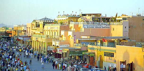 La place Jemaa el Fna. 