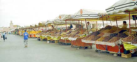 La place Jemaa el Fna. 