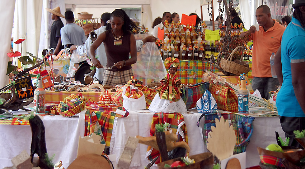 Les stands Artisans. 