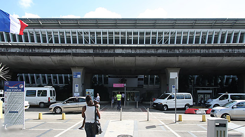 L'entr�e principale de l'a�roport. 